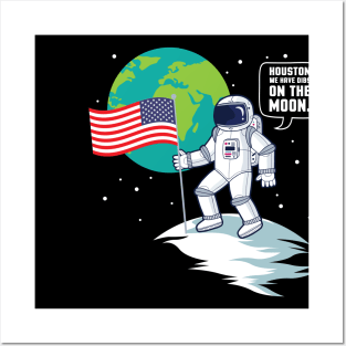 Funny Apollo 11 Moon Landing 50th Anniversary We Have Dibs Posters and Art